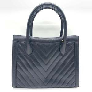 CHANEL Black Caviar Leather Tote Bag